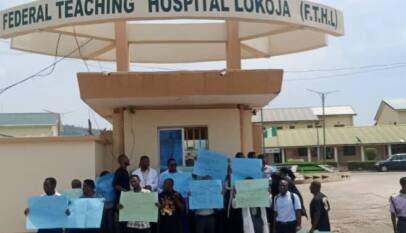 Resident Doctors Protest at Federal Teaching Hospital Lokoja 656x400 1