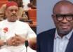 Samuel Anyanwu L Out As PDP Finally Affirms Sunday Udeh Okoye R As National Secretary